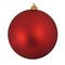 NorthLight Shatterproof Matte Red Hot Commercial Christmas Ball Ornament- 10 in.
